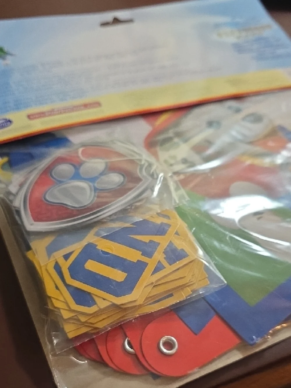 Paw Patrol character banner name